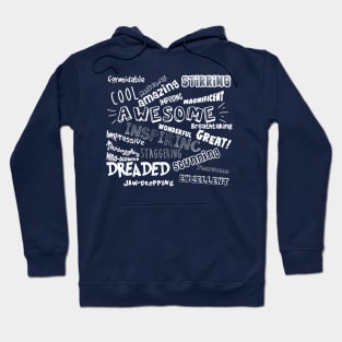 Cool Awesome Words Hoodie